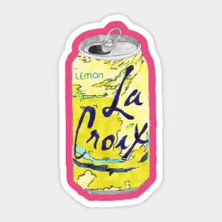 Lemon La Croix Sticker